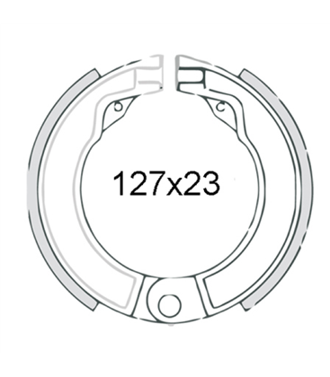 Pastillas de freno traseras Piaggio Vespa 125-150cc 1951/1962 078170