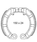Zapatas de freno Piaggio Vespa Px 125-150cc 414450