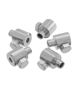Abrazaderas de cable de embrague con tornillo de 3 mm