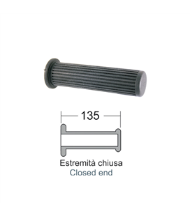 Par de manetas negras Piaggio Vespa Px Arcobaleno 125-150-200cc