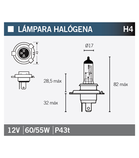 LÁMPARA OSRAM ULT H4 64193-01