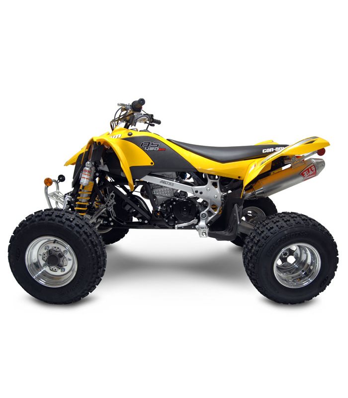 CAN AM DS 450 2008 2009 ESCAPE COMPLETO RS2 OVAL CÓNICO TUBOS DE