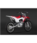 HONDA CRF 125 F 2014 - 2018 ESCAPE COMPLETO RS2 OVAL CÓNICO