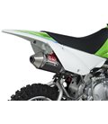 KAWASAKI DRZ 110 2002 - 2010 ESCAPE COMPLETO RS2 OVAL CÓNICO