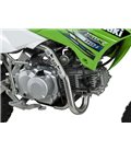 KAWASAKI DRZ 110 2002 - 2010 ESCAPE COMPLETO RS2 OVAL CÓNICO