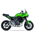 KAWASAKI KLE 650 VERSYS 2008 - 2011 SILENCIOSO TRC-D TRI OVAL CONE DOBLE SALIDA