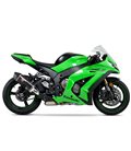 KAWASAKI ZX 10 R 2011 - 2015 SILENCIOSO R77-D TRAPEZOIDAL CONE DOBLE SALIDA