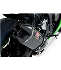 KAWASAKI ZX 10 R 2011 - 2015 SILENCIOSO R77-D TRAPEZOIDAL CONE DOBLE SALIDA