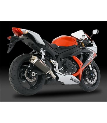SUZUKI GSXR 600 2008 - 2010 SILENCIOSO TRI-OVAL DOBLE SALIDA