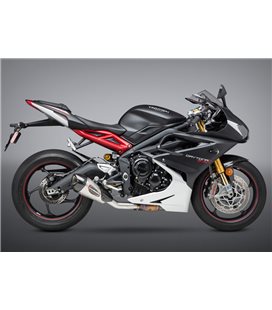 TRIUMPH DAYTONA 675 2013 - 2017 SILENCIOSO STREET SERIES ALPHA T WORKS FINISH