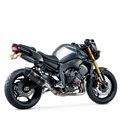 YAMAHA FZ8 - FAZER 800 2011 - 2013 SILENCIOSO R77-D TRAPEZOIDAL CONE DOBLE SALIDA