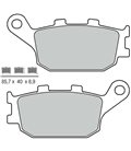 HONDA FORZA 250 (00-04) TRASERAS BREMBO SCOOTER