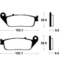 HONDA CB X  ABS 500 (13-14) DELANTERAS BREMBO