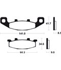 HYOSUNG COMET 600 (02-02) DELANTERAS BREMBO