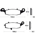 KAWASAKI ER-6N RIGHT 650 (06-16) DELANTERAS BREMBO