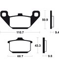 KAWASAKI GT 550 (85-89) DELANTERAS BREMBO