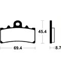 KTM DUKE 125 (11-14) DELANTERAS BREMBO