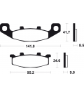 SUZUKI GS E 500 (89-96) DELANTERAS BREMBO