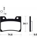 YAMAHA FZR 600 (92-96) DELANTERAS BREMBO