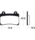 YAMAHA FZR 750 (87-16) DELANTERAS BREMBO