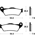 KTM SUPER ENDURO R 950 (06-16) BREMBO TRASERAS