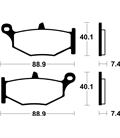 SUZUKI DL V-STROM 1000 (14-16) BREMBO TRASERAS