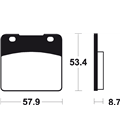 SUZUKI VS INTRUDER 1400 (87-04) BREMBO TRASERAS