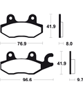 TRIUMPH DAYTONA 1000 (91-95) BREMBO TRASERAS