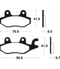 TRIUMPH TRIDENT (right caliper) 900 (92-16) BREMBO TRASERAS