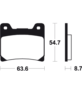 YAMAHA FZ 6R 600 (09-16) BREMBO TRASERAS