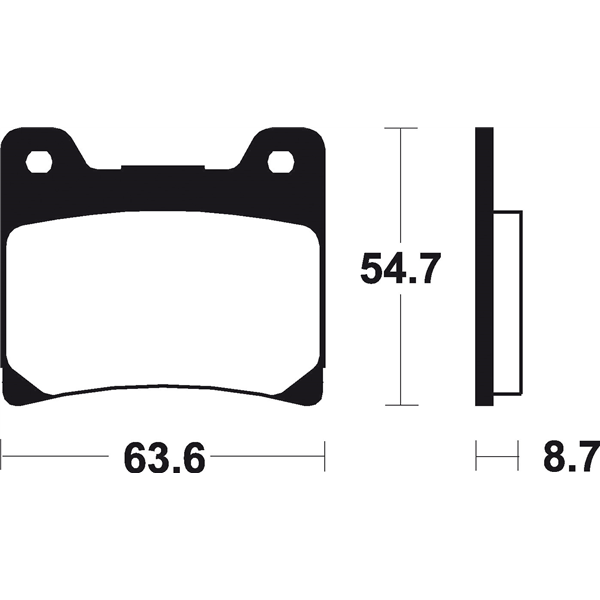 YAMAHA FZ 750 (85-86) BREMBO TRASERAS